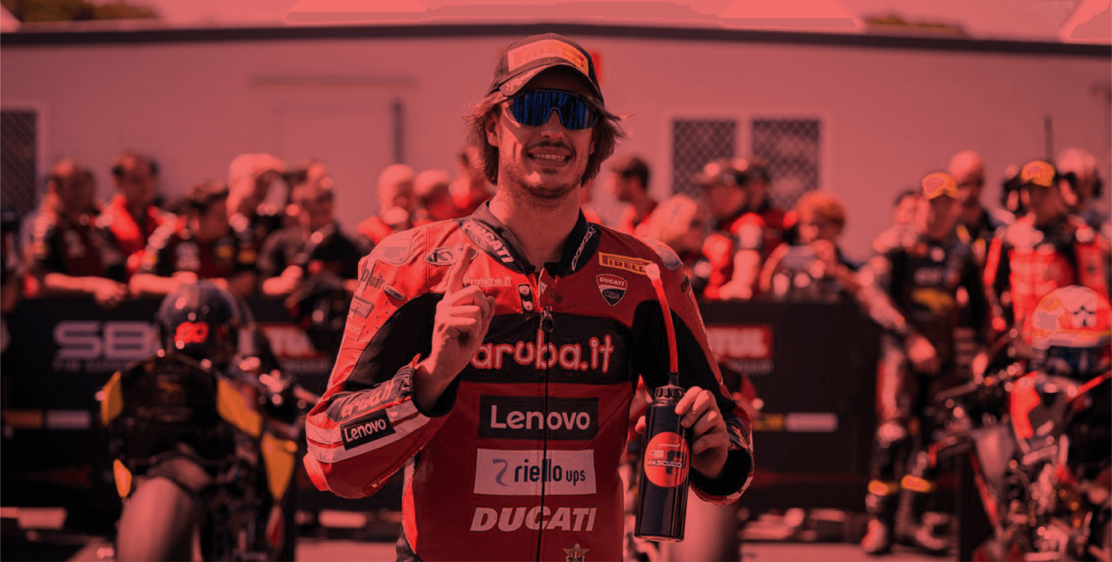 Nicolò Bulega racing action